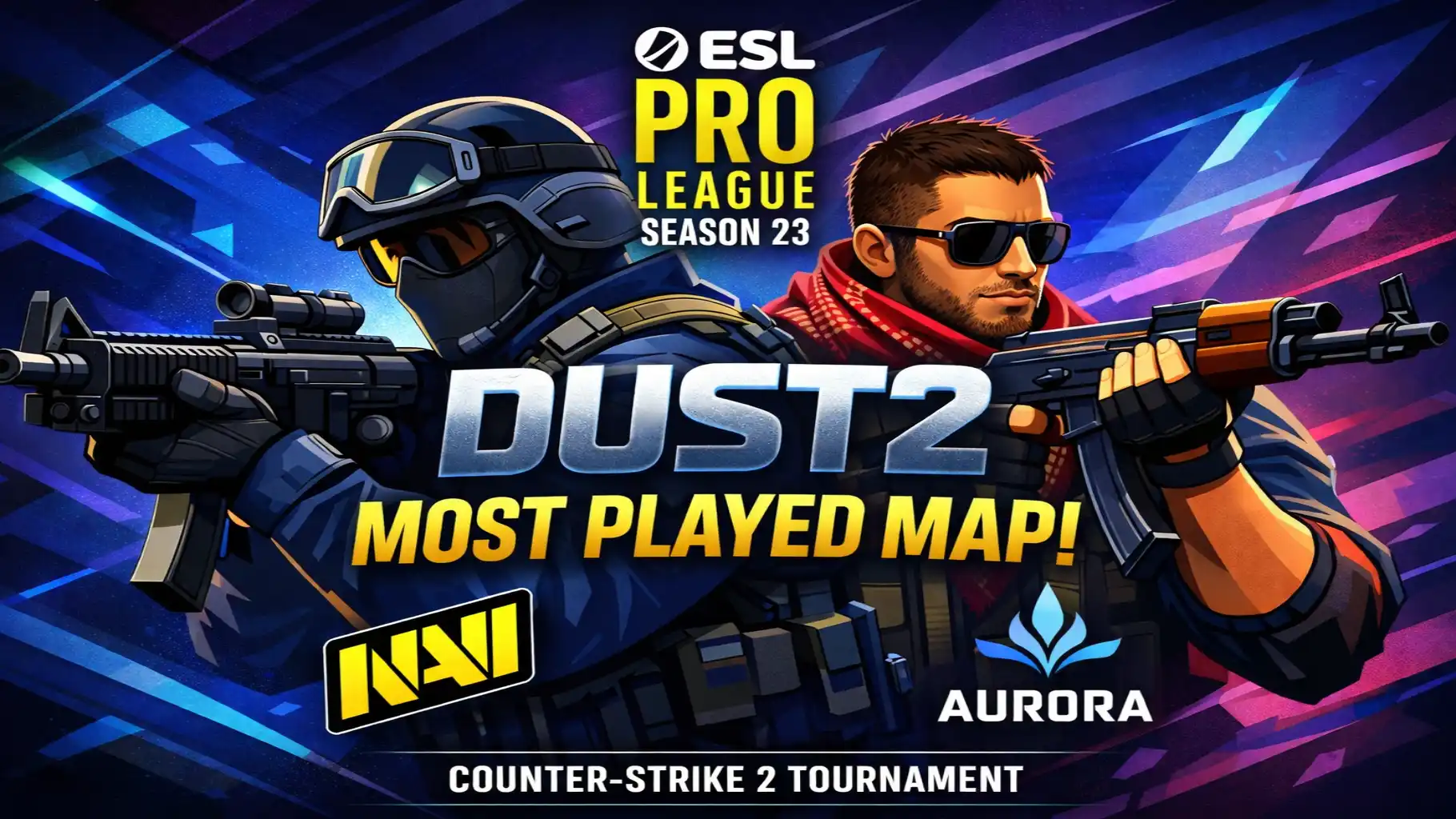 Dust2 Becomes the Most Played Map at ESL Pro League Season 23